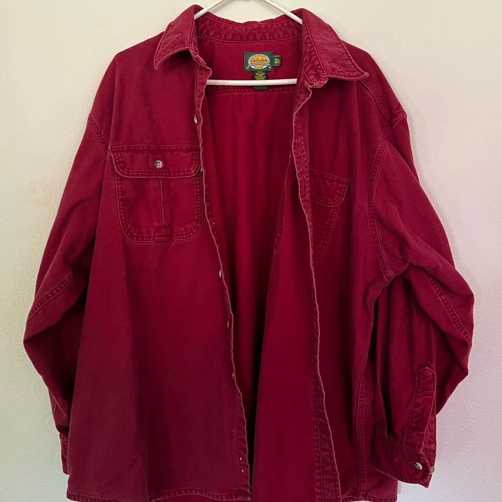 Red Vintage Cabelas Shirt - Size 2XL